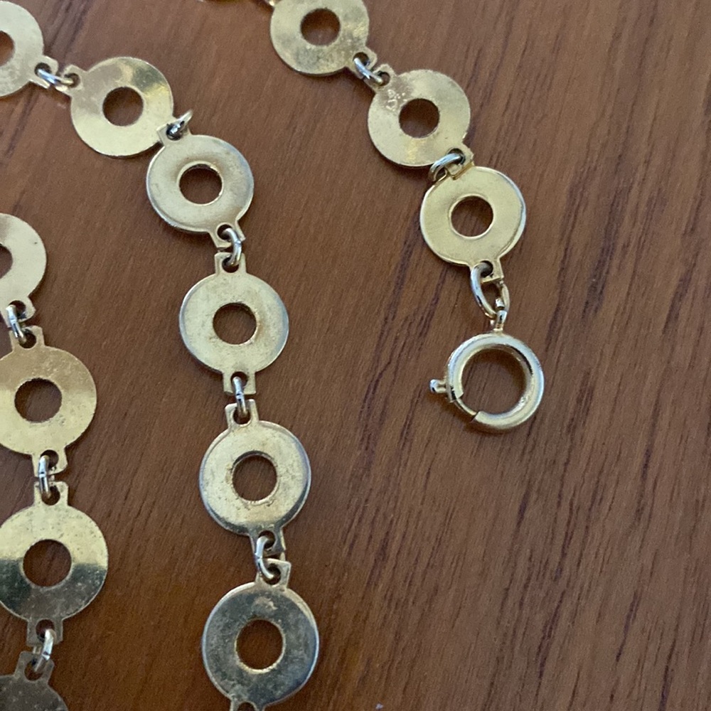 NECKLACE GOLD TONE 55” Vintage - Picture 6 of 7